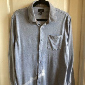 Structure Light Blue Casual Button Down Shirt L